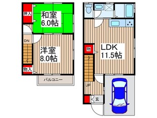 ノースコートⅢの物件間取画像